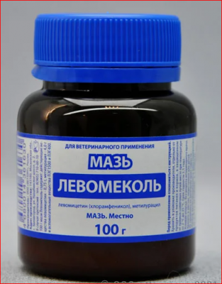 Левомеколь мазь для животных, 100 г